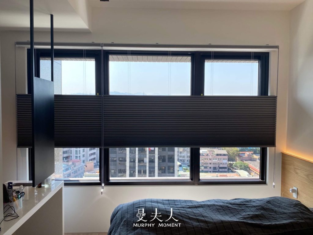 臥室窗簾的魅力:為你的睡眠創造理想環境 3 主臥風琴簾