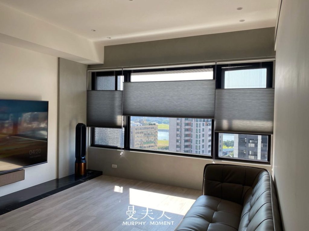 【桃園中壢窗簾推薦】|評價最好的3款窗簾推薦 滿足兼顧隱私與通風需求 4 風琴簾 安裝於客廳與臥室 簡約實用又可節能控溫