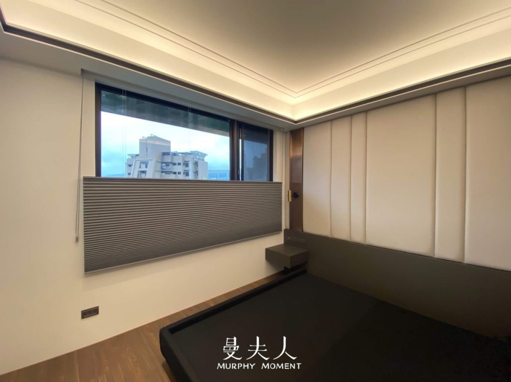 風琴簾缺點有哪些? 風琴簾安裝、優缺點與遮光效果全面解析 4 主臥風琴簾 深色強化遮光效果