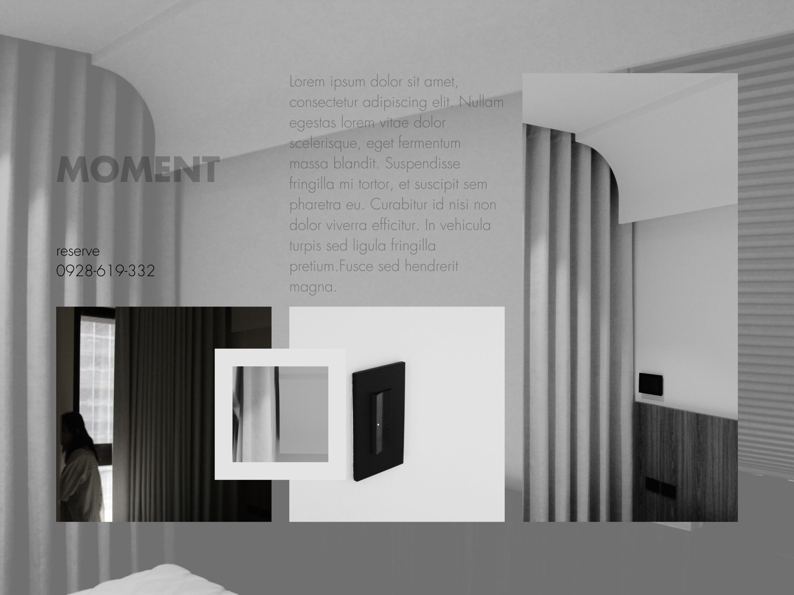 禾川設計｜簡約灰調，極致美學時尚典雅｜竹北窗簾 惠宇謙和