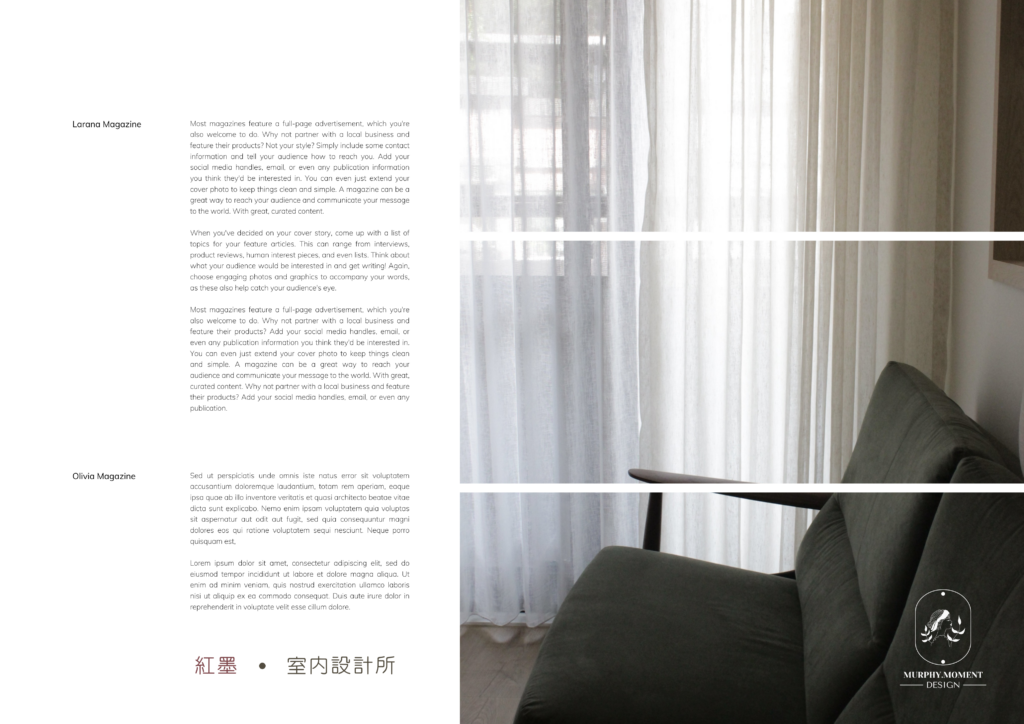 新北窗簾｜日系無印風格，清新舒適貓樂園｜紅墨 ˙ 室內設計所 【群揚MORI】