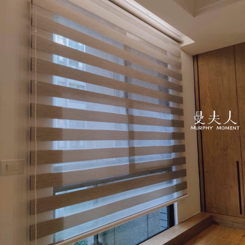 斑馬簾自由調光 讓客廳採光好簡單
