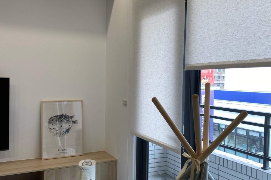 捲簾無須窗簾盒 釋放空間感