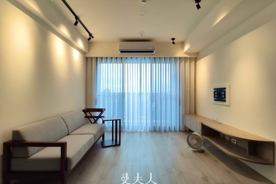 客廳窗簾 推薦 白色窗簾 直立柔紗簾