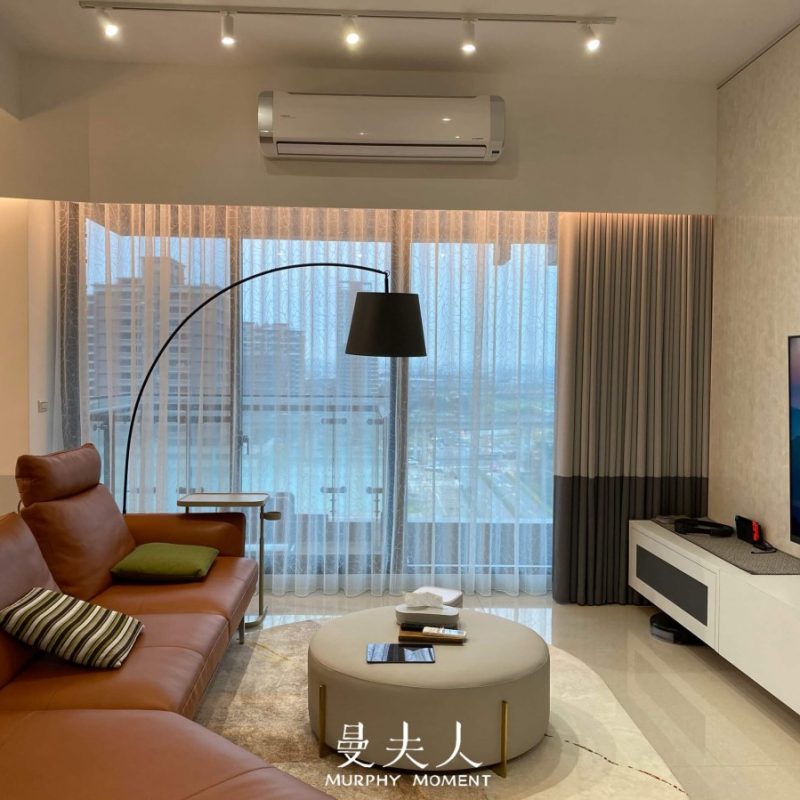 客廳窗簾是家的門面 預算省不得